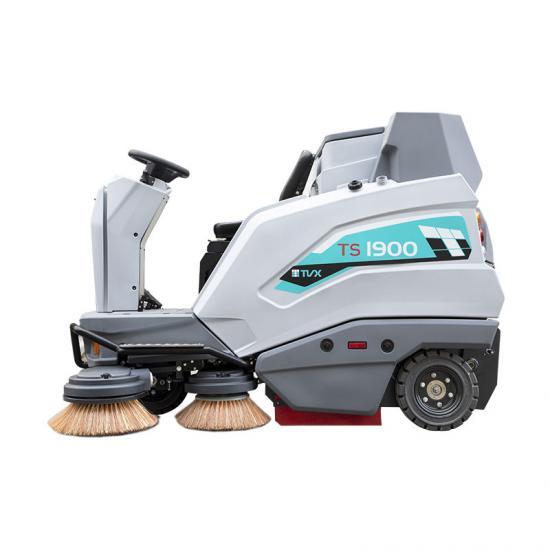outdoor industrial floor sweeper machine cleaner